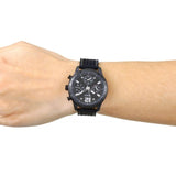 Buy Shop Guess Marina Chronograph Black Dial Black Rubber Strap Watch for Women - W1025L3 USA Online