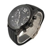 Buy Shop Guess Marina Chronograph Black Dial Black Rubber Strap Watch for Women - W1025L3 USA Online