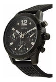 Buy Shop Guess Marina Chronograph Black Dial Black Rubber Strap Watch for Women - W1025L3 USA Online