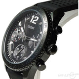 Buy Shop Guess Marina Chronograph Black Dial Black Rubber Strap Watch for Women - W1025L3 USA Online