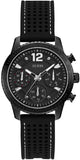 Buy Shop Guess Marina Chronograph Black Dial Black Rubber Strap Watch for Women - W1025L3 USA Online