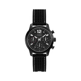 Buy Shop Guess Marina Chronograph Black Dial Black Rubber Strap Watch for Women - W1025L3 USA Online