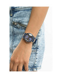 Buy Shop Guess Marina Chronograph Blue Dial Blue Denim Strap Watch For Women - W1057L1 USA Online