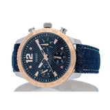 Buy Shop Guess Marina Chronograph Blue Dial Blue Denim Strap Watch For Women - W1057L1 USA Online