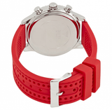Buy Shop Guess Marina Chronograph Quartz White Dial Red Rubber Strap Watch for Women - W1025L2 USA Online