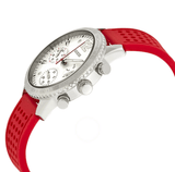 Buy Shop Guess Marina Chronograph Quartz White Dial Red Rubber Strap Watch for Women - W1025L2 USA Online