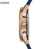 Buy Shop Guess Marina Multifunction White Dial Blue Rubber Strap Watch for Women - W1025L4 USA Online