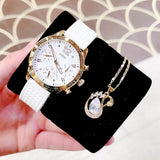 Buy Shop Guess Marina Multifunction White Dial White Rubber Strap Watch for Women - W1025L5 USA Online