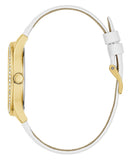 Buy Shop Guess Marina Multifunction White Dial White Rubber Strap Watch for Women - W1025L5 USA Online