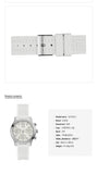 Buy Shop Guess Marina Quartz White Dial White Rubber Strap Watch For Women - W1025L1 USA Online