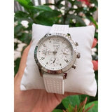 Buy Shop Guess Marina Quartz White Dial White Rubber Strap Watch For Women - W1025L1 USA Online