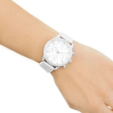 Buy Shop Guess Marina Quartz White Dial White Rubber Strap Watch For Women - W1025L1 USA Online