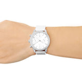 Buy Shop Guess Marina Quartz White Dial White Rubber Strap Watch For Women - W1025L1 USA Online