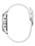 Buy Shop Guess Marina Quartz White Dial White Rubber Strap Watch For Women - W1025L1 USA Online
