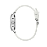 Buy Shop Guess Marina Quartz White Dial White Rubber Strap Watch For Women - W1025L1 USA Online