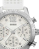Buy Shop Guess Marina Quartz White Dial White Rubber Strap Watch For Women - W1025L1 USA Online