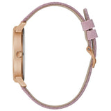 Buy Shop Guess Mariposa Pink Dial Pink Leather Strap Watch for Women - GW0008L2 USA Online
