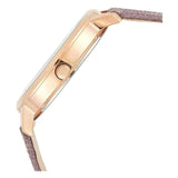 Buy Shop Guess Mariposa Pink Dial Pink Leather Strap Watch for Women - GW0008L2 USA Online