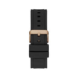 Buy Shop Guess Matrix Multifunction Black Dial Black Rubber Strap Watch For Men - GW0423G5 USA Online