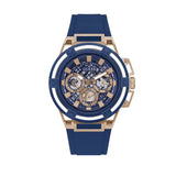 Buy Shop Guess Matrix Multifunction Blue Dial Blue Rubber Strap Watch for Men - GW0423G4 USA Online