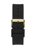 Buy Shop Guess Matrix Multifunction Gold Dial Black Rubber Strap Watch For Men - GW0423G2 USA Online