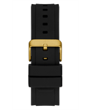 Buy Shop Guess Matrix Multifunction Gold Dial Black Rubber Strap Watch For Men - GW0423G2 USA Online
