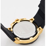 Buy Shop Guess Matrix Multifunction Gold Dial Black Rubber Strap Watch For Men - GW0423G2 USA Online