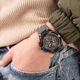 Buy Shop Guess Matrix Multifunction Grey Dial Grey Rubber Strap Watch for Men - GW0423G3 USA Online
