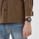 Buy Shop Guess Matrix Multifunction Grey Dial Grey Rubber Strap Watch for Men - GW0423G3 USA Online