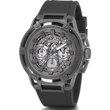 Buy Shop Guess Matrix Multifunction Grey Dial Grey Rubber Strap Watch for Men - GW0423G3 USA Online