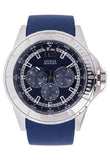 Buy Shop Guess Maverick Black Dial Rubber Strap Watch for Men - W0485G3 USA Online