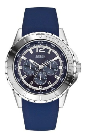 Buy Shop Guess Maverick Black Dial Rubber Strap Watch for Men - W0485G3 USA Online