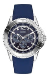 Buy Shop Guess Maverick Black Dial Rubber Strap Watch for Men - W0485G3 USA Online