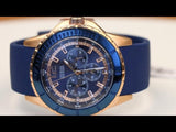 Buy Shop Guess Maverick Blue Dial Blue Rubber Strap Watch for Men - W0485G1 USA Online