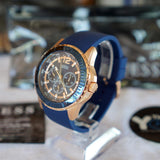 Buy Shop Guess Maverick Blue Dial Blue Rubber Strap Watch for Men - W0485G1 USA Online