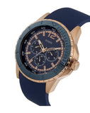 Buy Shop Guess Maverick Blue Dial Blue Rubber Strap Watch for Men - W0485G1 USA Online