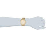 Buy Shop Guess Mini Phantom Diamonds Gold Dial Gold Steel Strap Watch for Women - W0235L5 USA Online