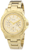 Buy Shop Guess Mini Phantom Diamonds Gold Dial Gold Steel Strap Watch for Women - W0235L5 USA Online