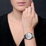 Buy Shop Guess Mini Phantom Silver Dial Silver Steel Strap Watch for Women - W0235L1 USA Online