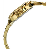 Buy Shop Guess Mini Prism Diamonds White Dial Gold Steel Strap Watch for Women - W15072L1 USA Online