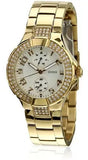 Buy Shop Guess Mini Prism Diamonds White Dial Gold Steel Strap Watch for Women - W15072L1 USA Online