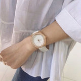 Buy Shop Guess Mini Rose Diamonds White Dial White Leather Strap Watch For Women - U85142l3 USA Online