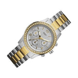 Buy Shop Guess Mini Spectrum Analog Silver Dial Two Tone Steel Strap Watch For Women - W0122L2 USA Online