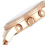Buy Shop Guess Mini Spectrum Quartz Rose Gold Dial Rose Gold Steel Strap Watch For Women - W0122L3 USA Online
