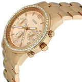 Buy Shop Guess Mini Spectrum Quartz Rose Gold Dial Rose Gold Steel Strap Watch For Women - W0122L3 USA Online