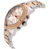 Buy Shop Guess Mini Spectrum Quartz Silver Dial Two Tone Steel Strap Watch For Women - W0122L1 USA Online