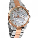 Buy Shop Guess Mini Spectrum Quartz Silver Dial Two Tone Steel Strap Watch For Women - W0122L1 USA Online