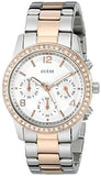 Buy Shop Guess Mini Spectrum Quartz Silver Dial Two Tone Steel Strap Watch For Women - W0122L1 USA Online