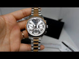 Buy Shop Guess Mini Sunrise Analog Silver Dial Two Tone Steel Strap Watch For Women - W0448L4 USA Online