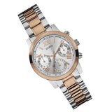 Buy Shop Guess Mini Sunrise Analog Silver Dial Two Tone Steel Strap Watch For Women - W0448L4 USA Online